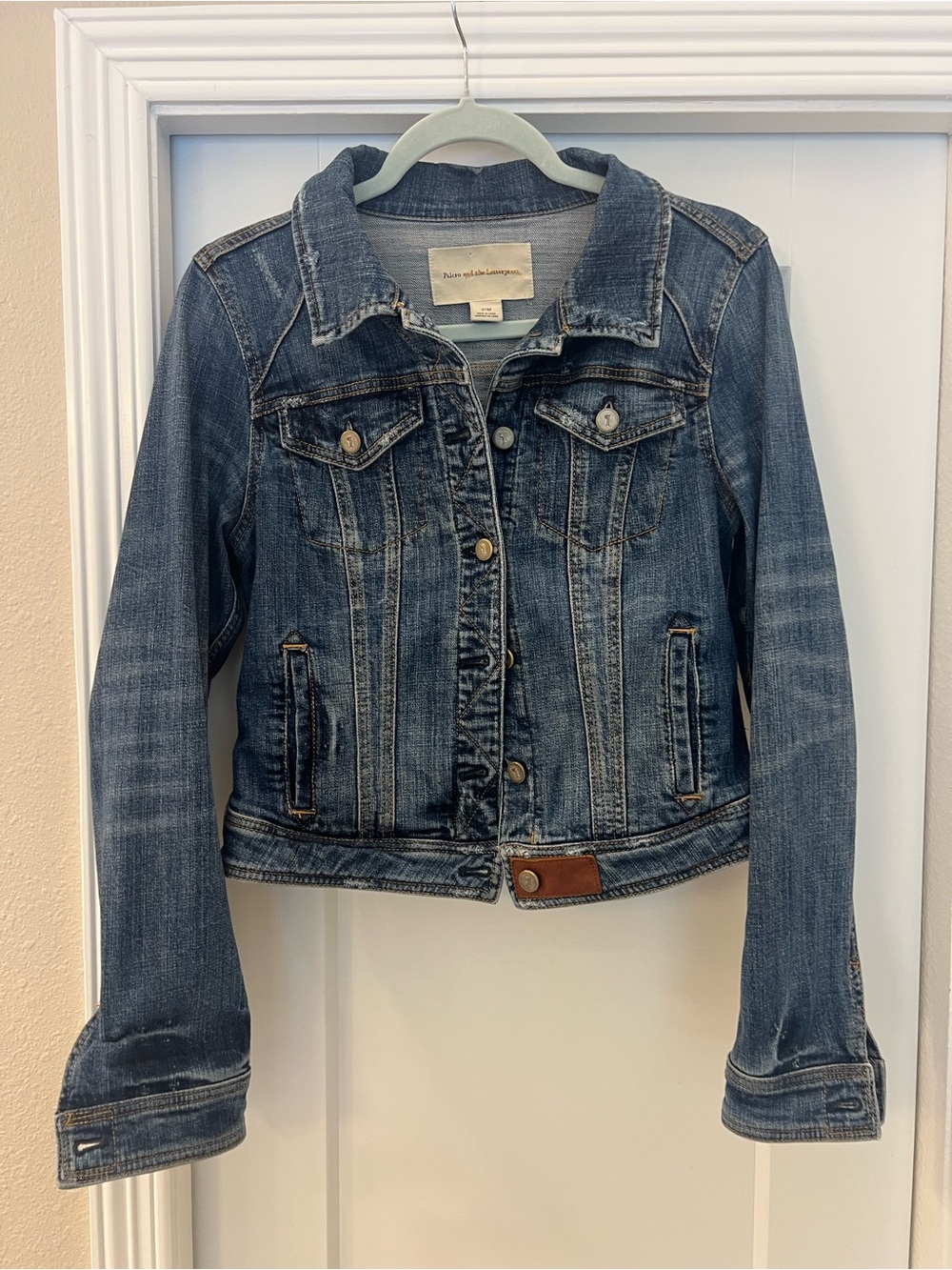 Pilcro and the Letterpress Medium Wash Denim Jacket